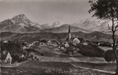 Holzkirchen - mit Wendelstein - 1959 Holzkirchen - mit Wendelstein - 1959