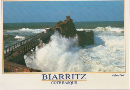 Frankreich - Biarritz - Le Rocher de la Vierge - ca. 1995 Frankreich - Biarritz - Le Rocher de la Vierge - ca. 1995
