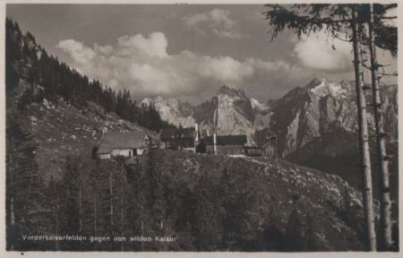 Österreich - Kaisergebirge - Vorderkaiserfelden - ca. 1950 Österreich - Kaisergebirge - Vorderkaiserfelden - ca. 1950