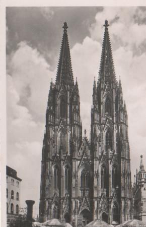 Köln - mit der Reichardterrasse - ca. 1960 Köln - mit der Reichardterrasse - ca. 1960