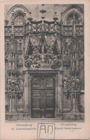 Straßburg - St. Laurentiusportal - ca. 1930 Straßburg - St. Laurentiusportal - ca. 1930