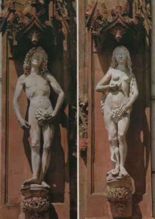 Adam und Eva - Marienkapelle - ca. 1980 Adam und Eva - Marienkapelle - ca. 1980