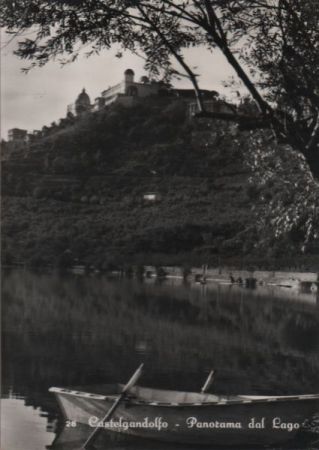 Italien - Castelgandolfo - Panorama dal Lago - ca. 1965 Italien - Castelgandolfo - Panorama dal Lago - ca. 1965