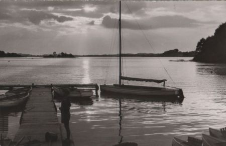 Malente - Gremsmühlen, Abendstimmung - ca. 1955 Malente - Gremsmühlen, Abendstimmung - ca. 1955