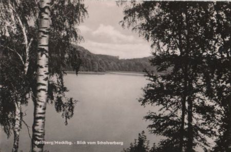 Feldberg, Feldberger Seenlandschaft - Blick vom Scholverberg - 1963 Feldberg, Feldberger Seenlandschaft - Blick vom Scholverberg - 1963