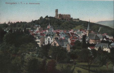 Königstein - v.d. Hainstrasse - ca. 1920 Königstein - v.d. Hainstrasse - ca. 1920