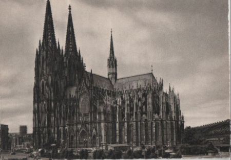 Köln - Südseite des Doms - ca. 1955 Köln - Südseite des Doms - ca. 1955