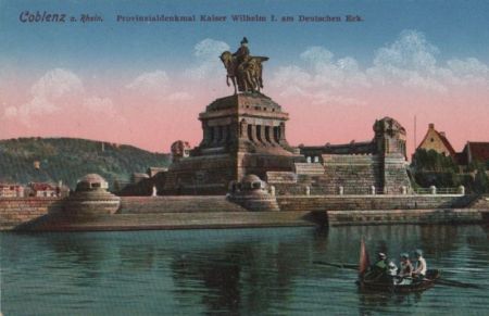 Coblenz - Koblenz - Provinzialdenkmal - ca. 1920 Coblenz - Koblenz - Provinzialdenkmal - ca. 1920