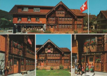 Schweiz - Appenzell - Bemaltes Haus des Glockengießers - 1981 Schweiz - Appenzell - Bemaltes Haus des Glockengießers - 1981