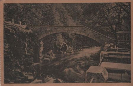 Thale - Jungfernbrücke m. Königsrühe - ca. 1940 Thale - Jungfernbrücke m. Königsrühe - ca. 1940