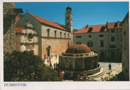 Kroatien - Dubrovnik - Der Platz mit dem großen Brunnen - 2009 Kroatien - Dubrovnik - Der Platz mit dem großen Brunnen - 2009