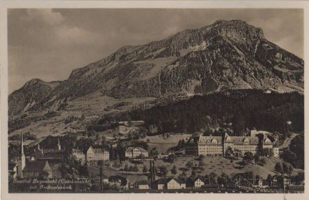 Schweiz - Ingenbohl - Institut mit Frohnalpstock - ca. 1940 Schweiz - Ingenbohl - Institut mit Frohnalpstock - ca. 1940