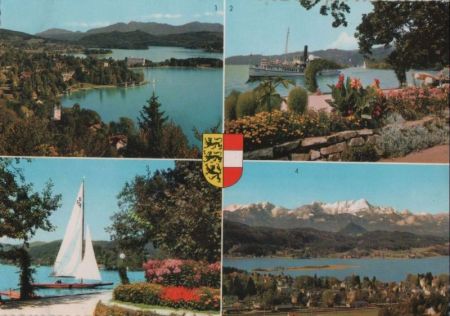 Österreich - Pörtschach - mit 4 Bildern - ca. 1970 Österreich - Pörtschach - mit 4 Bildern - ca. 1970