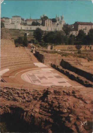 Frankreich - Lyon - Fourviere, Theatre Romain - ca. 1980 Frankreich - Lyon - Fourviere, Theatre Romain - ca. 1980