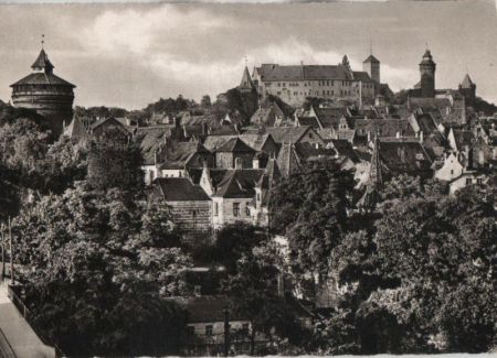 Nürnberg - Blick auf die Burg - ca. 1960 Nürnberg - Blick auf die Burg - ca. 1960