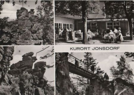 Jonsdorf - u.a. Gaststätte Nonnenfelsen - 1980 Jonsdorf - u.a. Gaststätte Nonnenfelsen - 1980