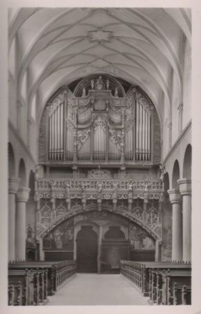 Konstanz - Orgel und Orgelempore - ca. 1950 Konstanz - Orgel und Orgelempore - ca. 1950