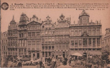 Belgien - Brüssel - Bruxelles - Grand Place - ca. 1935 Belgien - Brüssel - Bruxelles - Grand Place - ca. 1935
