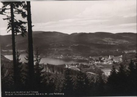 Titisee-Neustadt - Blick vom Hochfirst - 1973 Titisee-Neustadt - Blick vom Hochfirst - 1973
