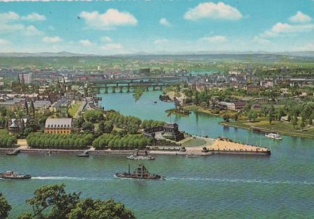 Koblenz - Deutsches Eck - ca. 1980 Koblenz - Deutsches Eck - ca. 1980