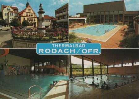 Bad Rodach - mit 4 Bildern - ca. 1985 Bad Rodach - mit 4 Bildern - ca. 1985