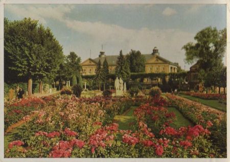 Bad Kissingen - Rosengarten - 1958 Bad Kissingen - Rosengarten - 1958
