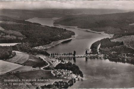 Sundern-Amecke - Strandbad und Strandcafe - 1957 Sundern-Amecke - Strandbad und Strandcafe - 1957
