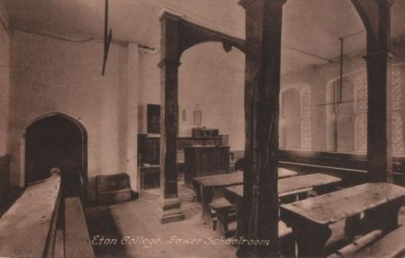 Großbritannien - Eton - College, Lower Schollroom - ca. 1950 Großbritannien - Eton - College, Lower Schollroom - ca. 1950