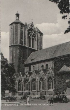 Braunschweig - Der Dom Heinrichs des Löwen - ca. 1955 Braunschweig - Der Dom Heinrichs des Löwen - ca. 1955