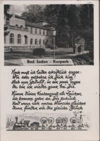 Bad Soden am Taunus - Kurpark - 1959 Bad Soden am Taunus - Kurpark - 1959