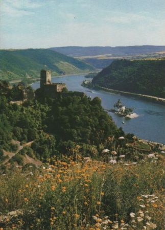 Kaub - Burg Gutenfels - ca. 1975 Kaub - Burg Gutenfels - ca. 1975