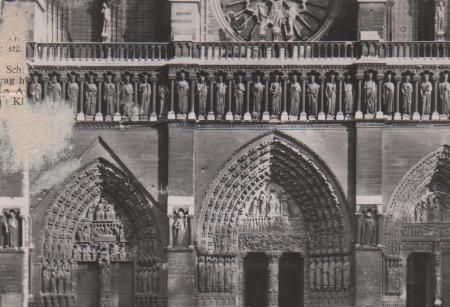 Frankreich - Paris - Notre Dame - Portale - 1971 Frankreich - Paris - Notre Dame - Portale - 1971