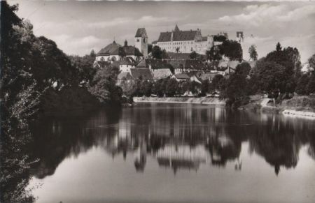 Füssen - mit Lech-Stausee - 1961 Füssen - mit Lech-Stausee - 1961
