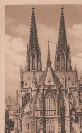 Regensburg - Dom - Ostseite - ca. 1935 Regensburg - Dom - Ostseite - ca. 1935
