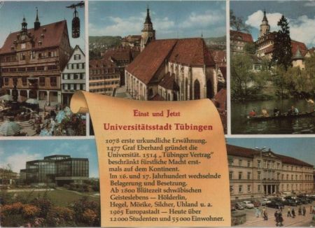 Tübingen - mit 5 Bildern - 1971 Tübingen - mit 5 Bildern - 1971