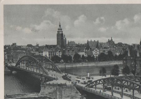 Bremen - Weserbild mit Kaiserbrücke - 1930 Bremen - Weserbild mit Kaiserbrücke - 1930