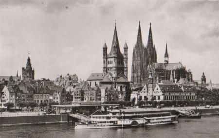 Köln - Rheinansicht - ca. 1955 Köln - Rheinansicht - ca. 1955