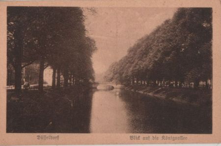Düsseldorf - Blick auf die Königsallee - ca. 1935 Düsseldorf - Blick auf die Königsallee - ca. 1935