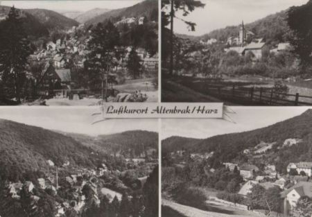 Altenbrak - 4 Teilbilder - 1979 Altenbrak - 4 Teilbilder - 1979