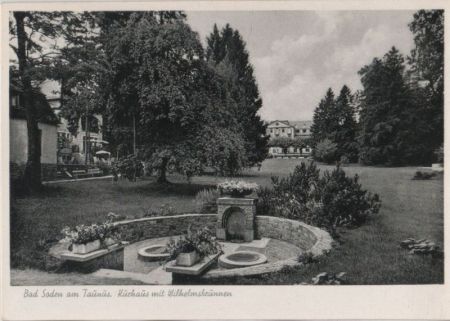 Bad Soden - Kurhaus mit Wilhelmsbrunnen - 1959 Bad Soden - Kurhaus mit Wilhelmsbrunnen - 1959