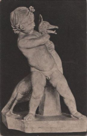 Der Knabe mit der Gans - ca. 1950 Der Knabe mit der Gans - ca. 1950