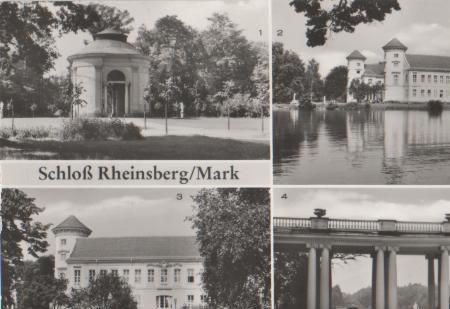 Schloß Rheinsberg Kr. Neuruppin - ca. 1985 Schloß Rheinsberg Kr. Neuruppin - ca. 1985