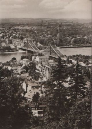 Dresden - Blick von der Loschwitzhöhe - 1970 Dresden - Blick von der Loschwitzhöhe - 1970