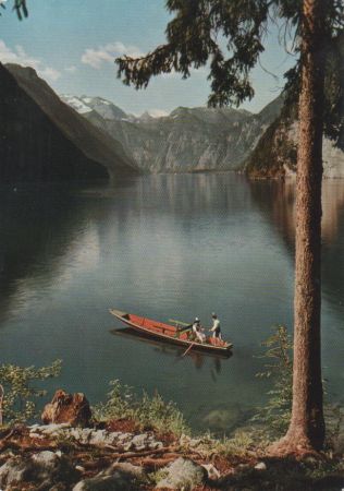 Königssee - vom Malerwinkel - ca. 1975 Königssee - vom Malerwinkel - ca. 1975