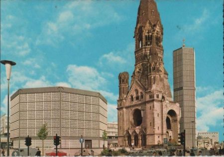 Berlin-Charlottenburg, Gedächtniskirche - ca. 1975 Berlin-Charlottenburg, Gedächtniskirche - ca. 1975