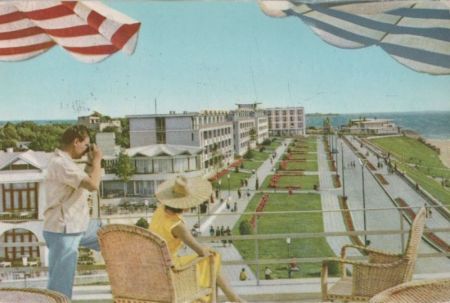 Rumänien - Mangalia - Vile pe malul marii - 1963 Rumänien - Mangalia - Vile pe malul marii - 1963