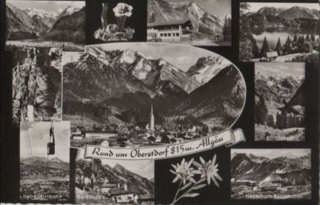 Oberstdorf - Umgebung, u.a. Nebelhorn-Bergstation - ca. 1955 Oberstdorf - Umgebung, u.a. Nebelhorn-Bergstation - ca. 1955
