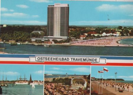 Lübeck-Travemünde - 4 Teilbilder - ca. 1975 Lübeck-Travemünde - 4 Teilbilder - ca. 1975