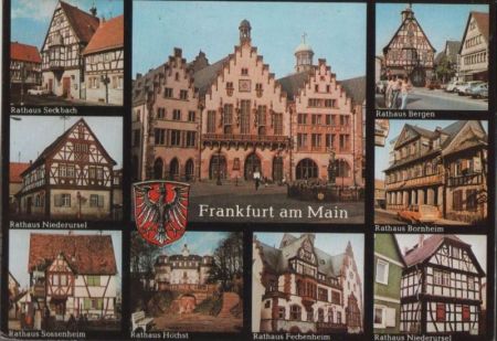 Frankfurt Main - Alte Rathäuser - 1981 Frankfurt Main - Alte Rathäuser - 1981
