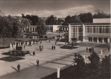 Bad Salzuflen - Kurpark mit Konzerthalle - 1967 Bad Salzuflen - Kurpark mit Konzerthalle - 1967